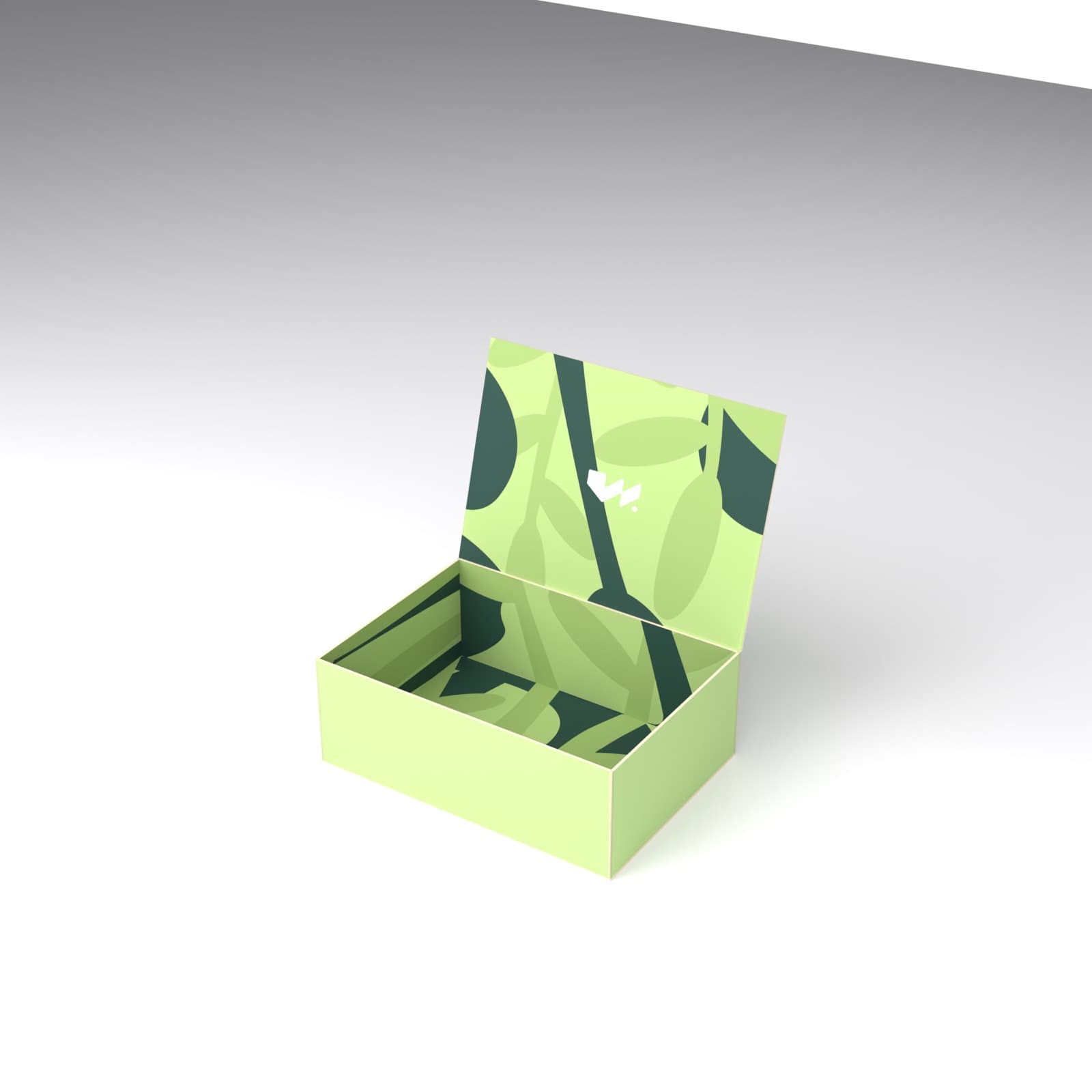 Mosticare Bambino Dorme packaging, open box revealing the printed interior